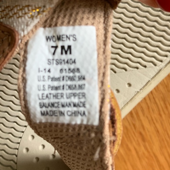 Sperry Top-Sider Seafish Marine Stripe Thong Sandal Women’s size 7 - Picture 5 of 5